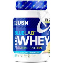 (Vanilla) 908g USN Blue Lab Whey Isolate Protein Powder Muscle Building Nutrition Shake