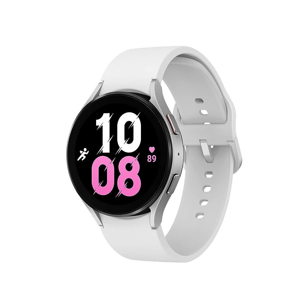Samsung Galaxy Watch5 44mm Bluetooth Smart Watch, Silver, 3 Year Extended Warranty