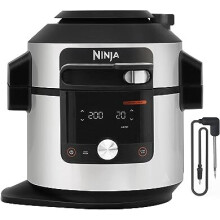 Ninja Foodi MAX 15-in-1 SmartLid Multi-Cooker 7.5L [OL750UK] – Digital Cooking Probe, 15 Functions, Steam & Crisp, Energy-Saving