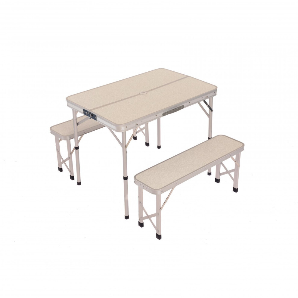 3ft Folding Outdoor Camping Table and Benches