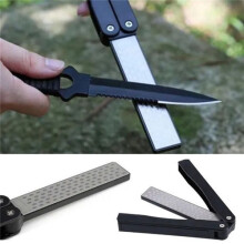 Double Sided Folding Pocket Diamond Knife Sharpener Stone