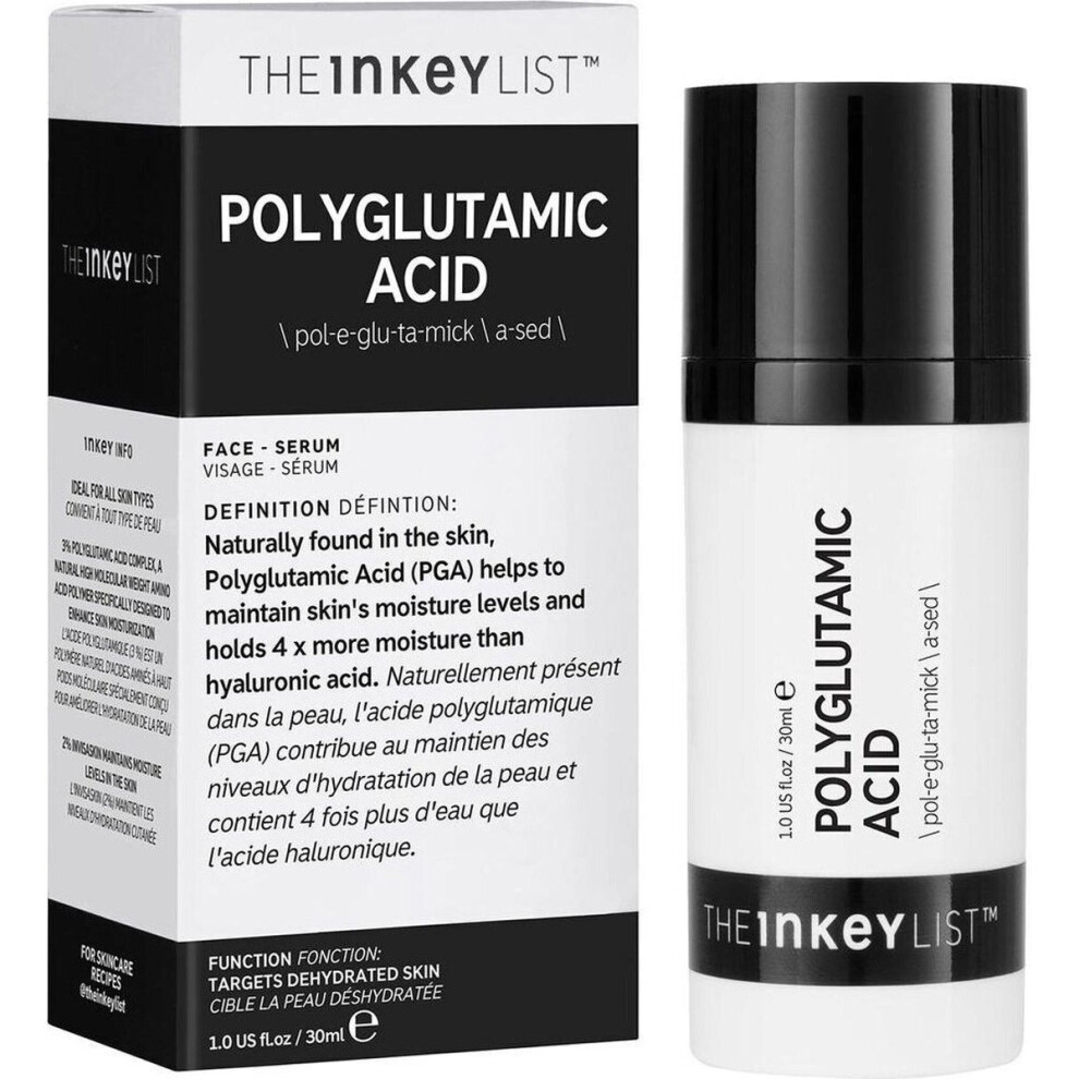The Inkey List - Polyglutamic Acid Face Serum 30Ml ~ Brand New