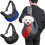 (L, Blue) Dog Single Shoulder Bag Crossbody Bag Pet Backpack 1