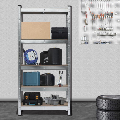 Heavy Duty Storage Racking 5 Tier Shelving Boltless Shelves Garage 2