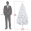 6FT Christmas Tree Artificial Pine Tree Holiday decoration White 6