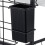 Living And Home Black Steel 2-Tier Dish Drying Rack 6
