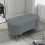 Living And Home (Grey) Luxurious Upholstered Accent Bench 3