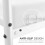House of Home (Single, White) Extra Strong Metal Bed Frame with Rounded Headboard 6