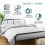 House of Home (Double, Black) Extra Strong Metal Bed Frame with Rounded Headboard 3