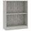VidaXL vidaXL Concrete Grey 2-Tier Bookshelf – Engineered Wood Storage Rack, 602474.5 cm, Code 800859 1