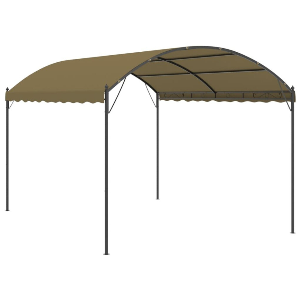 Vidaxl Gazebo 4X3x2.6 M Taupe 180 G/M² Garden Canopy Shelter Patio Pavilion