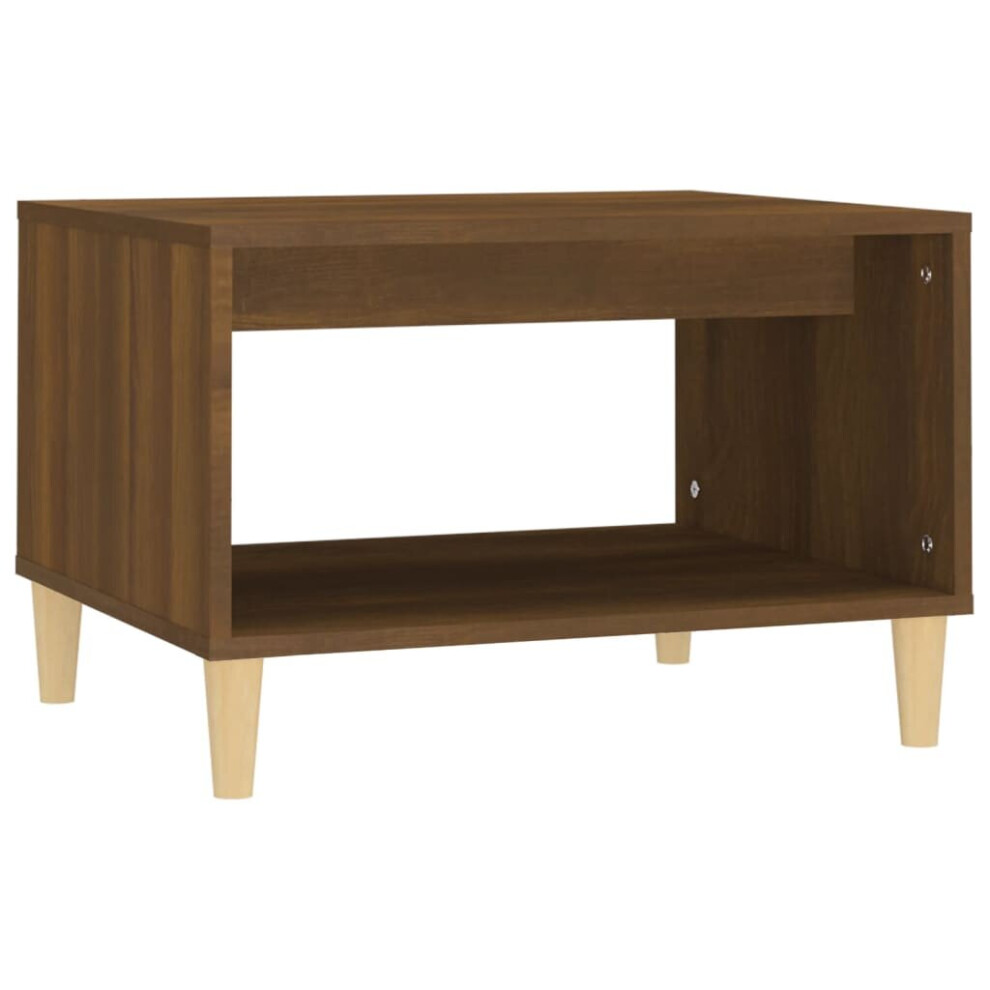 (Brown oak) vidaXL Coffee Table Engineered Wood Side Centre Accent End Table Multi Colours