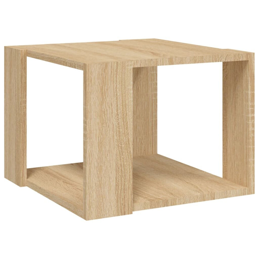 Vidaxl Coffee Table Sonoma Oak Engineered Wood Furniture Storage Side Cabinet
