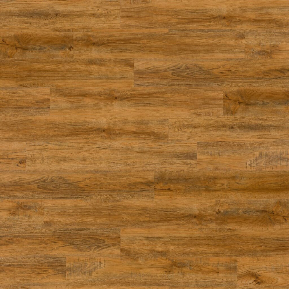 WallArt Wood Look Planks Reclaimed Oak Rusty Brown Wall Decor Paneling Cover