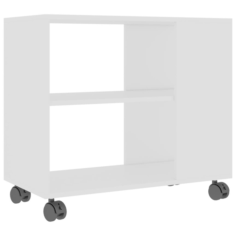 Vidaxl Side Table White Engineered Wood Tea Accent Coffee Couch End Table