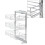VidaXL vidaXL 3-Tier Pull-out Kitchen Wire Basket Silver 47x25x56cm Rack Organiser 1
