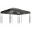 VidaXL vidaXL Pavillon mit LED-Lichterkette 3x4 m Anthrazit 1