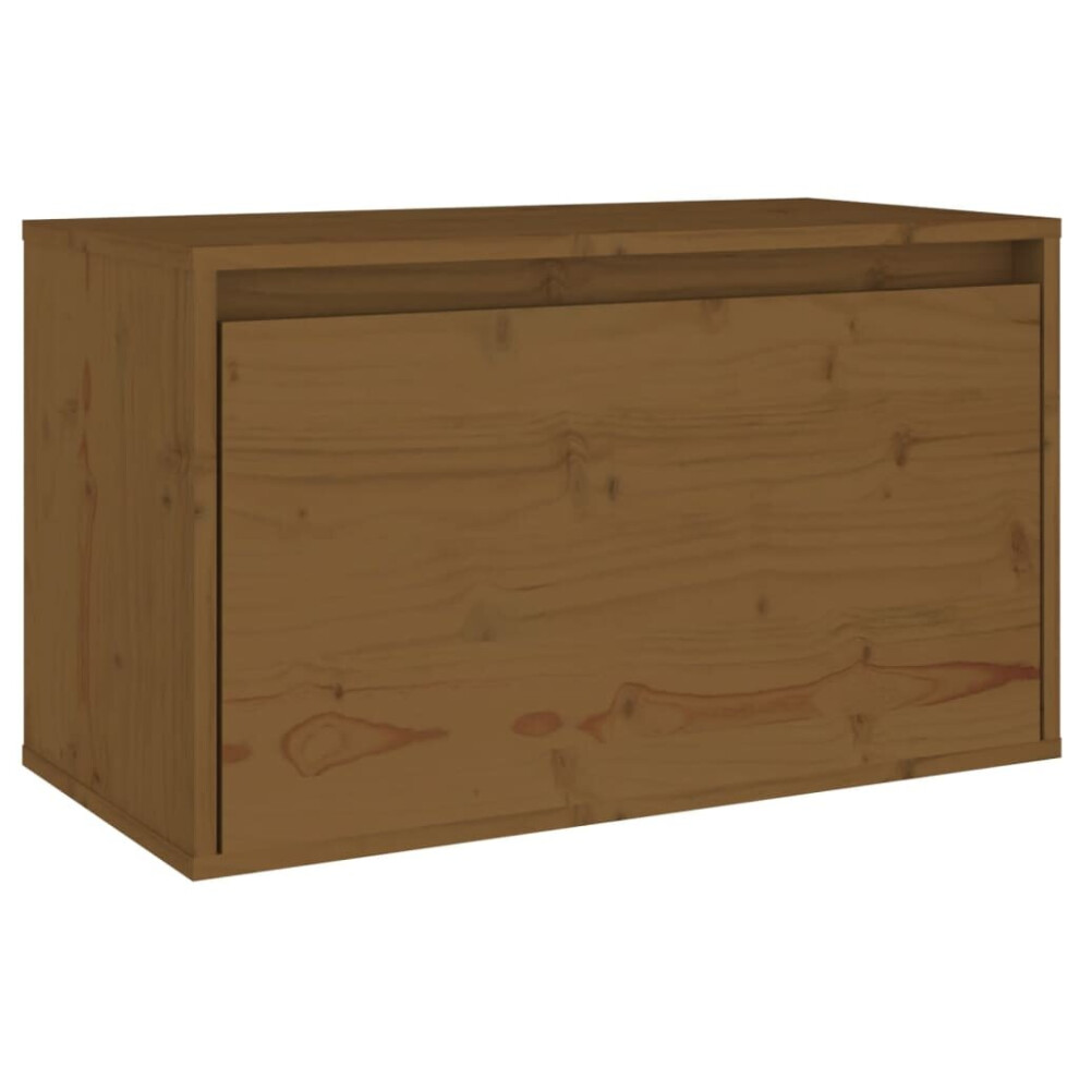 (honey brown, 1) vidaXL Wall Cabinet Hanging Storage Cabinet Wall Cupboard Solid Wood Pine