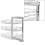 VidaXL vidaXL 3-Tier Pull-out Kitchen Wire Basket Silver 47x35x56cm Rack Organiser 1