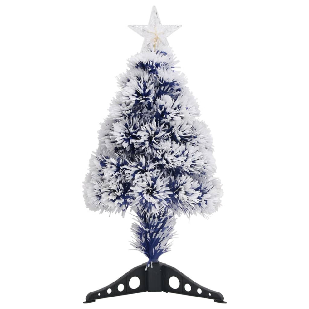 Vidaxl Artificial Christmas Tree With Led White&Blue 64 Cm Fibre Optic Set