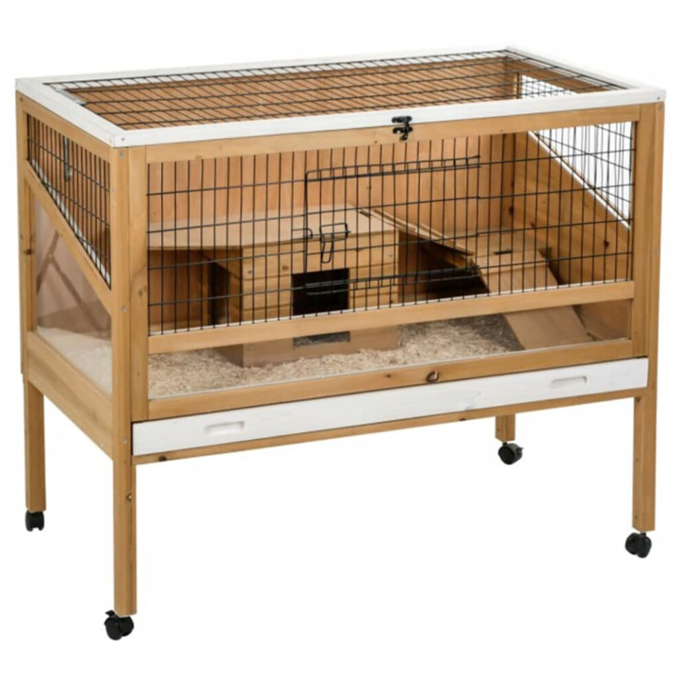Kerbl Small Animal Cage Indoor Deluxe Wood Rabbit Duck Hen Habitat House 82725