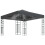 VidaXL vidaXL Pavillon mit LED-Lichterkette 3x3 m Anthrazit 6