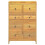 VidaXL vidaXL Kommode 55x30x90 cm Massivholz Teak 8