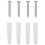 VidaXL vidaXL Kitchen Backsplash Kitchen Wall Panel Black 90 x 50 cm Tempered Glass 6
