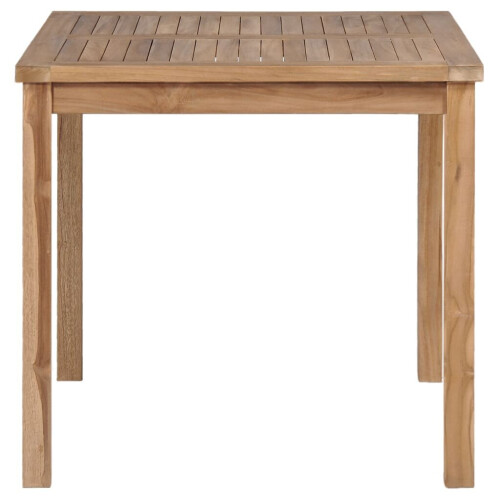 VidaXL vidaXL Gartentisch 80x80x77 cm Massivholz Teak 1
