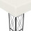 VidaXL vidaXL Pavillon mit LED-Lichterkette 3x4 m Creme Stoff 15