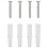 VidaXL vidaXL Kitchen Backsplash Wall Panel Transparent 70 x 40 cm Tempered Glass 6