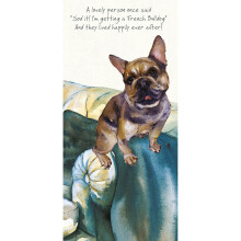 French Bulldog Happily Ever After Little Dog Laughed Greeting Card Blank Inside