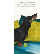 A Dachshund Happily Ever After Little Dog Laughed Greeting Card Blank Inside