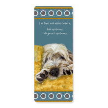 Little Dog Laughed Grand Basset Griffon Vendéen Bookmark - Humorous Gift for Book Lovers, Durable Triple-Layer Textured Board