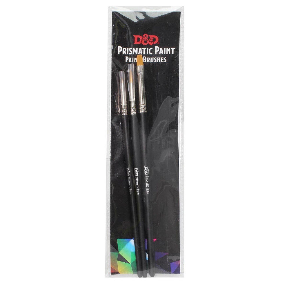 WizKids/NECA D&D Prismatic Paint: Paint Brushes?3-Brush SetÂ 