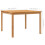 VidaXL vidaXL Solid Teak Wood Garden Dining Table Outdoor Terrace Patio Dinner Table 5