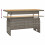 VidaXL (grey) vidaXL Garden Table Outdoor Dining Table Solid Wood Acacia and Poly Rattan 6