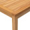 VidaXL vidaXL Solid Teak Wood Garden Dining Table Outdoor Terrace Patio Dinner Table 6