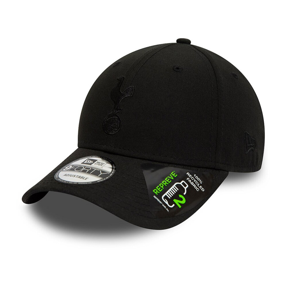 New Era Tottenham Hotspur Repreve Black Black 9FORTY Adjustable Cap