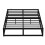 House of Home (King, Black) Extra Strong Platform Bed Frame -  Heavy Duty Support, Easy Assembly 5