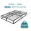House of Home (King, Black) Extra Strong Platform Bed Frame -  Heavy Duty Support, Easy Assembly 7