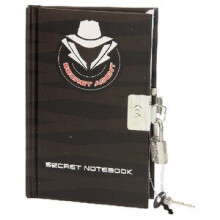 Spy Diary Secret Notepad with Lock, Key and Pen