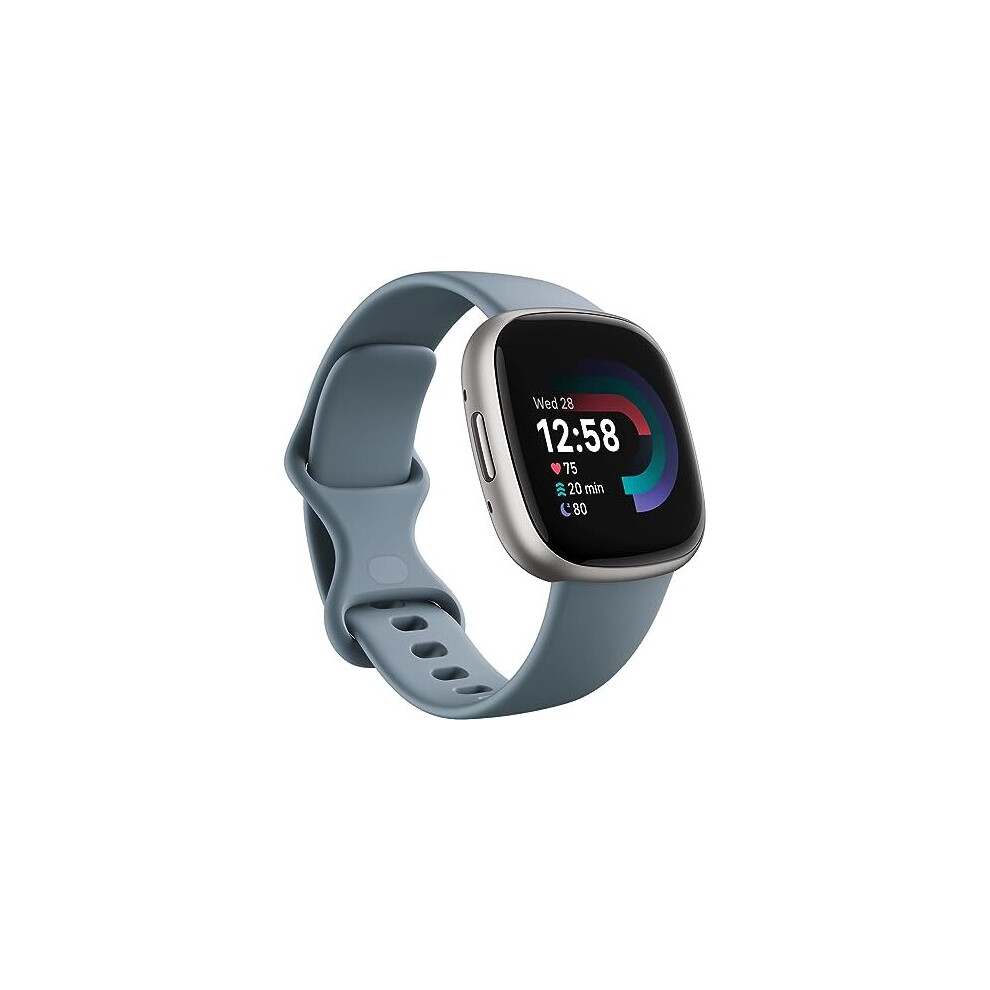 Fitbit Versa 4 Fitness Smartwatch with built-in GPS and up to 6 days battery life - compatible with Android and iOS.