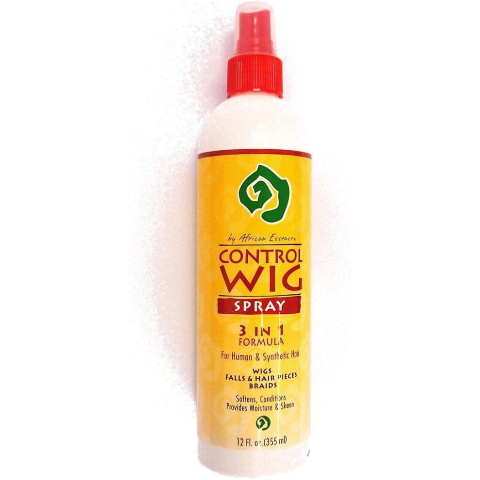 African Essence Wig Control Spray For Human & Synthetic Hair 355ML