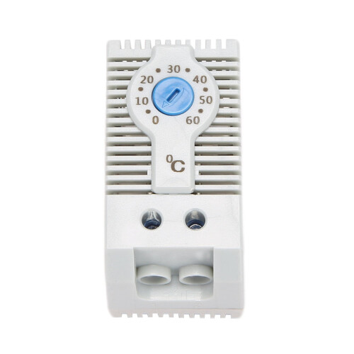 KTS011 NO Normally Open Adjustable Mechanical Temperature Controller Cabinet Thermostat Din Rail,Used for Cooling