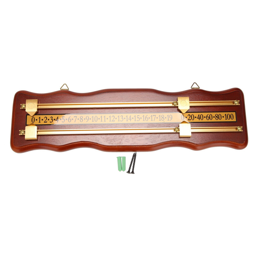 Scoreboard Wall Mounted Scoreboard Snooker Scoreboard International Stained Wood Score Board Wine Red