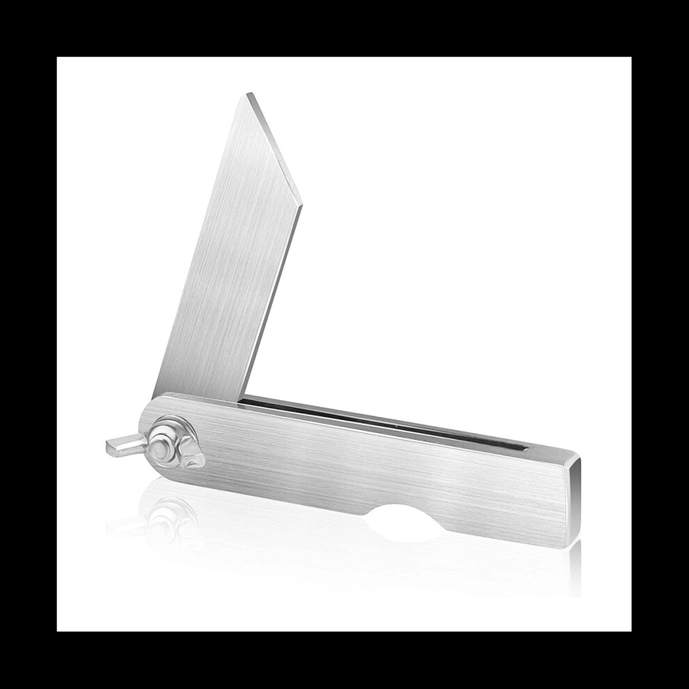 Exogio Sliding T-Bevel Gauge Protractor 4 Inch Mini Bevels Angle Adjustable Carpenter Bevels Finder For Woodworking