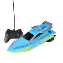 Speed RC Boat Ship RC Boat Remote Control Boats Electric Waterproof Model Ship Sailing Toys for Children Toy Blue