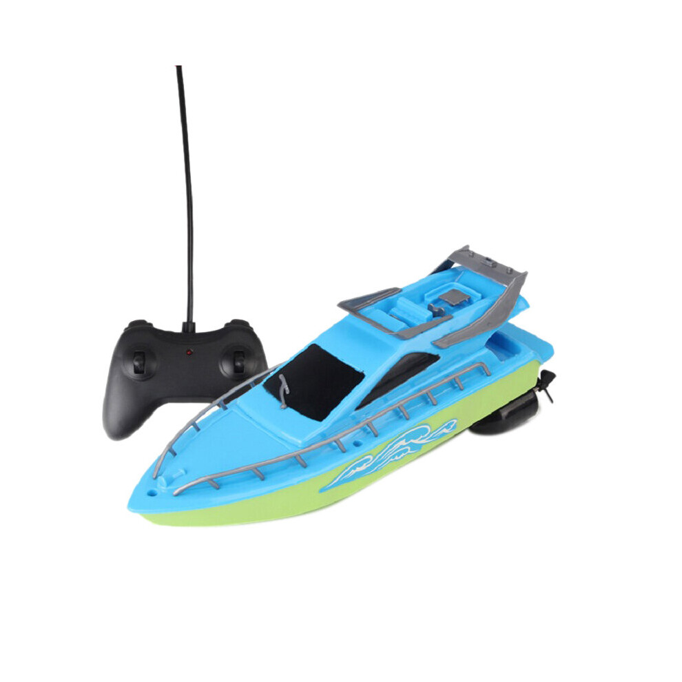 Speed RC Boat Ship RC Boat Remote Control Boats Electric Waterproof Model Ship Sailing Toys for Children Toy Blue