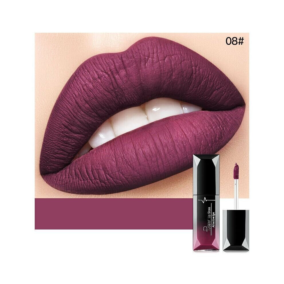 (8) Pudaier Long Lasting Liquid Lipstick Waterproof Matte Velvet Lip Gloss Make Up